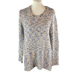 Como Black confetti sweater size L